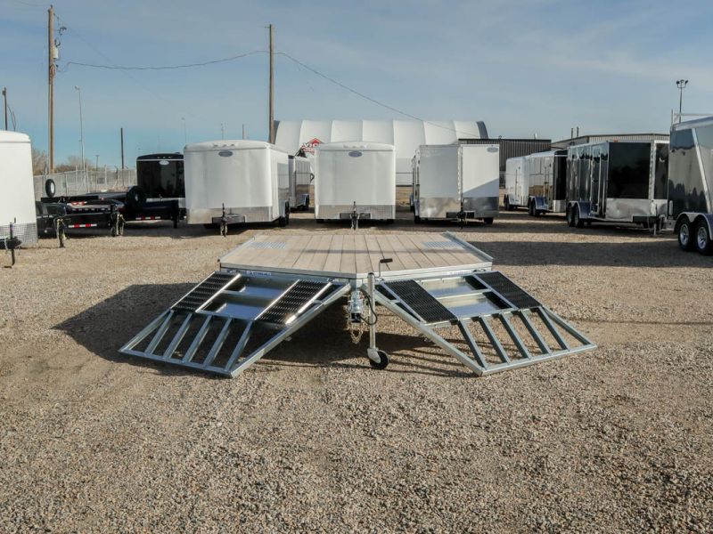 2024 MVM 8.5' x 12' (All Galvanized Steel) 2-Place Sled Trailer