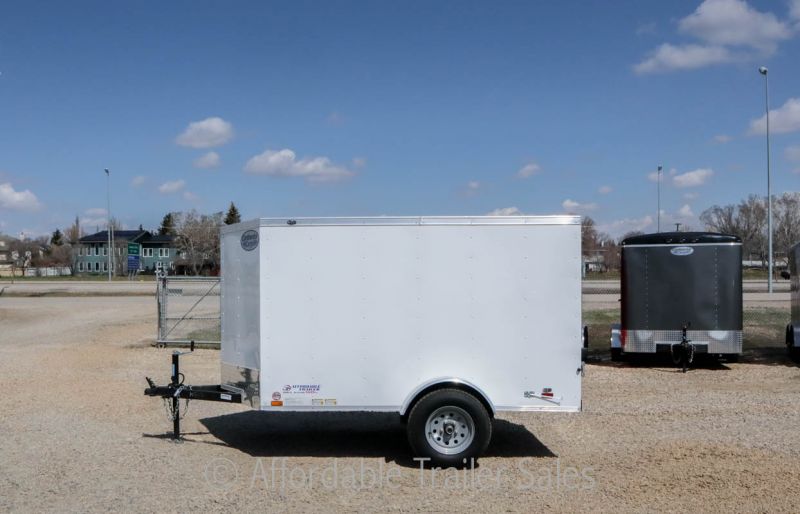 SOLD! 2023 Continental Cargo RSV-Series 5' x 8' (White, Single Rear Door)